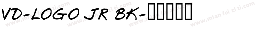 VD-LOGO JR BK字体转换